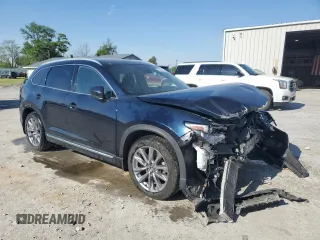 2021 Mazda CX-9 Carbon Edition with VIN JM3TCBDY2M0531245, listed as a Copart auction lot 54208795 with 80,645 mi miles and Salvage title. Bid and sale history available at DreamBid. Image 4.