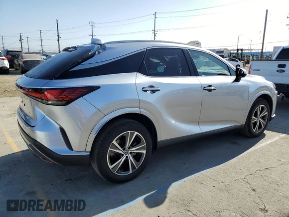 2024 Lexus RX 350 with VIN JTJCHMAA4R2017497, listed as a Copart auction lot 61495545 with 17,711 mi miles and Salvage title. Bid and sale history available at DreamBid. Image 3.