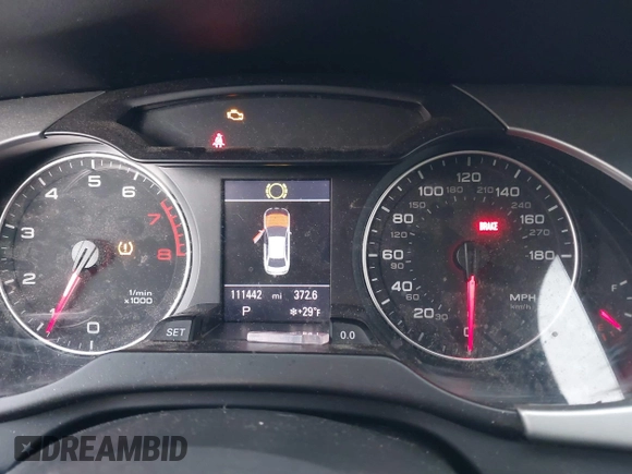 2012 Audi A4 Prestige с VIN WAUKFAFL0CA099347, выставлен на аукционе IAAI как лот 41875503 с пробегом 111 442 миль миль и . История ставок и продаж доступна на DreamBid. Изображение 15.