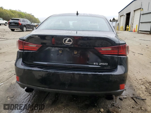 2015 Lexus IS 250 with VIN JTHBF1D2XF5057308, listed as a Copart auction lot 50145615 with 192,719 mi miles and Salvage title. Bid and sale history available at DreamBid. Image 6.