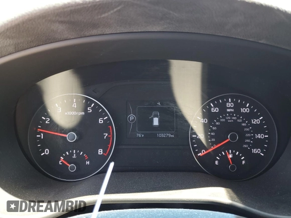 2017 Kia Sportage EX with VIN KNDPN3AC9H7101499, listed as a Copart auction lot 60712175 with 103,279 mi miles and Salvage title. Bid and sale history available at DreamBid. Image 9.