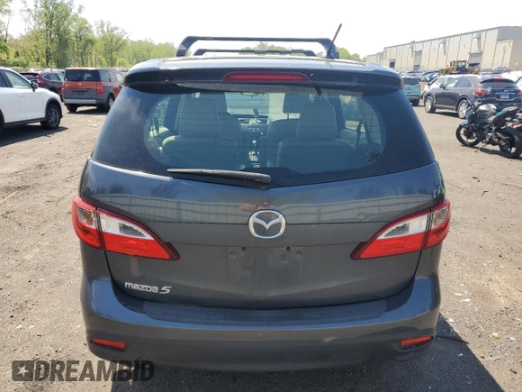 2012 Mazda 5 Grand Touring with VIN JM1CW2DLXC0121134, listed as a Copart auction lot 56539825 with 130,962 mi miles and Salvage title. Bid and sale history available at DreamBid. Image 6.