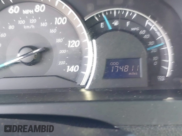 2013 Toyota Camry L with VIN 4T1BF1FK6DU686948, listed as a IAAI auction lot 41816907 with 174,811 mi miles. Bid and sale history available at carsss.com. Image 7.
