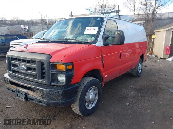 2011 Ford Econoline Cargo Commercial with VIN 1FTSE3ELXBDB31009, listed as a IAAI auction lot 41685713 with 249,589 mi miles. Bid and sale history available at carsss.com. Image 2.