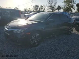 2018 Honda Civic Sedan EX-L with VIN 19XFC1F72JE000506, listed as a Copart auction lot 49286255 with 49,960 mi miles and Salvage Title. Bid and sale history available at carsss.com. Image 1.