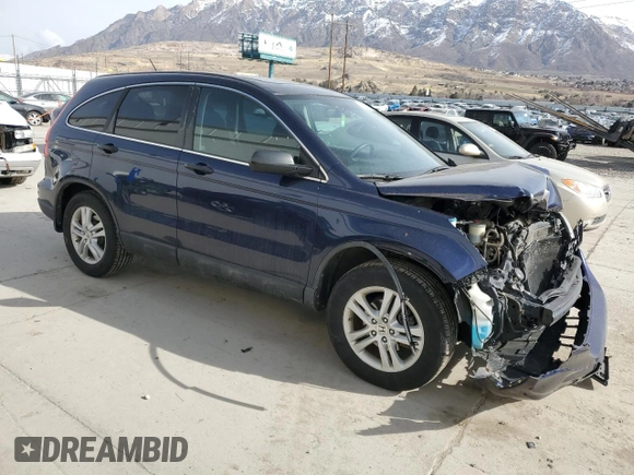2010 Honda CR-V EX with VIN 5J6RE4H53AL006983, listed as a Copart auction lot 47590775 with 112,314 mi miles and Salvage Title. Bid and sale history available at DreamBid. Image 4.