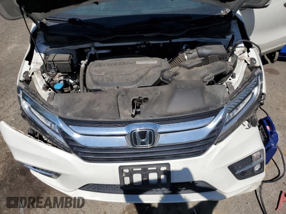 2019 Honda Odyssey Elite z VIN 5FNRL6H91KB109544, wystawiony jako Copart lot #53440185 z przebiegiem 92 457 mil mil oraz Szkoda całkowita • Salvage title. Historia ofert i sprzedaży dostępna na DreamBid. Obrazek 12.