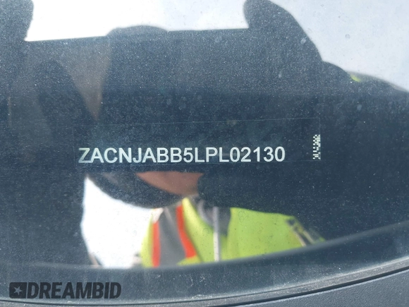 2020 Jeep Renegade Altitude with VIN ZACNJABB5LPL02130, listed as a IAAI auction lot 41592856 with 95,906 mi miles and . Bid and sale history available at DreamBid. Image 9.