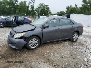 2010 Toyota Corolla with VIN 2T1BU4EE0AC381011, listed as a Copart auction lot 62929225 with 136,580 mi miles and Salvage title. Bid and sale history available at DreamBid. Image 1.