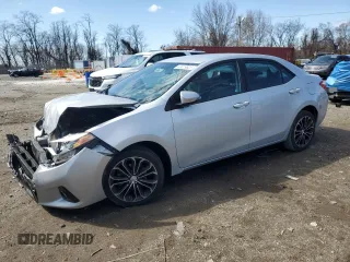 2016 Toyota Corolla L with VIN 2T1BURHE1GC715144, listed as a Copart auction lot 49419625 with 63,016 mi miles and Salvage Title. Bid and sale history available at DreamBid. Image 1.