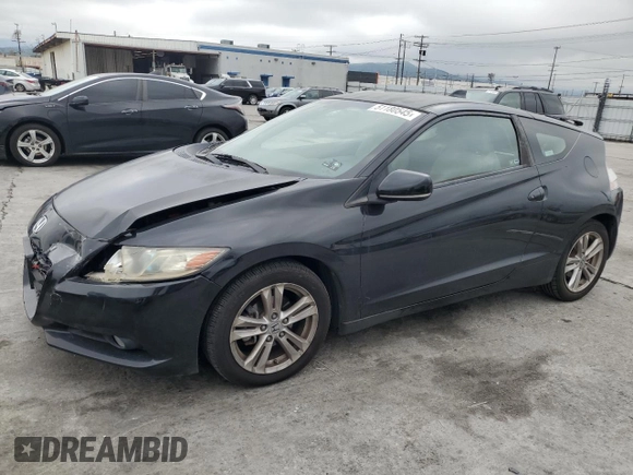 2011 Honda CR-Z EX with VIN JHMZF1D67BS010668, listed as a Copart auction lot 51180545 with 73,962 mi miles and Salvage Title. Bid and sale history available at carsss.com. Image 1.