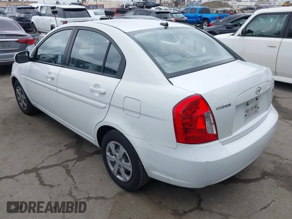 2010 Hyundai Accent GLS with VIN KMHCN4AC1AU491022, listed as a IAAI auction lot 41926186 with 117,398 mi miles. Bid and sale history available at carsss.com. Image 3.