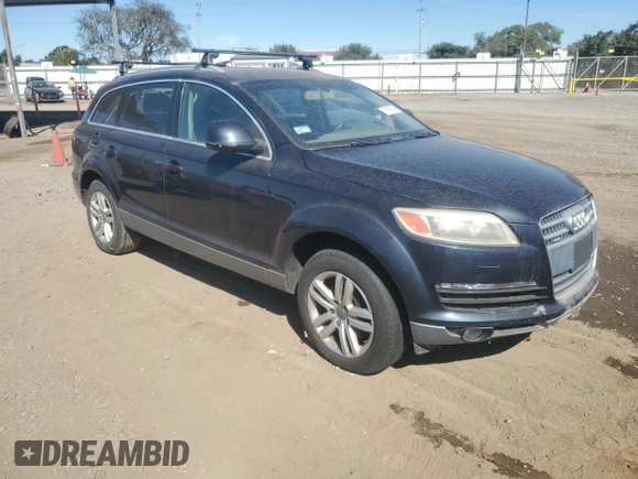 2007 Audi Q7 with VIN WA1AV74L97D047639, listed as a Copart auction lot 58095115 with 143,789 mi miles and Clean title. Bid and sale history available at DreamBid. Image 4.