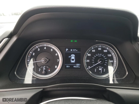 2020 Hyundai Sonata SE with VIN 5NPEG4JA4LH050262, listed as a Copart auction lot 48367735 with 48,220 mi miles and Salvage Title. Bid and sale history available at carsss.com. Image 9.