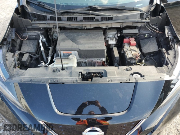 2022 Nissan LEAF S with VIN 1N4AZ1BVXNC563237, listed as a Copart auction lot 50106515 with 44,295 mi miles and Salvage Title. Bid and sale history available at DreamBid. Image 14.