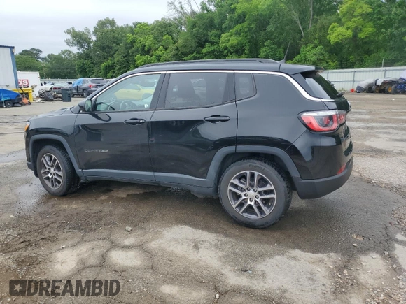 2017 Jeep Compass Latitude with VIN 3C4NJCBB3HT611495, listed as a Copart auction lot 55950525 with 66,051 mi miles and Non repairable. Bid and sale history available at DreamBid. Image 2.