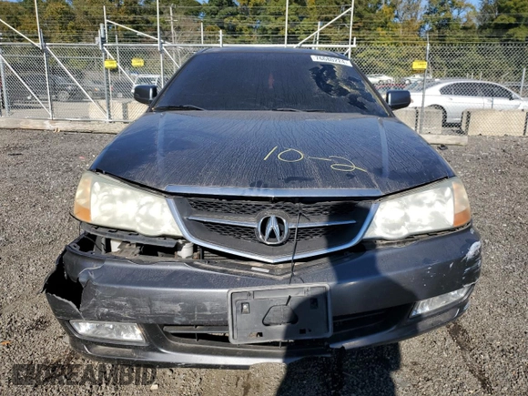 2003 Acura TL with VIN 19UUA56673A058419, listed as a Copart auction lot 76680224 with 98,957 mi miles and Salvage Title. Bid and sale history available at carsss.com. Image 5.