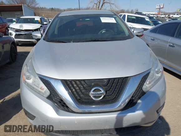 2017 Nissan Murano Platinum with VIN 5N1AZ2MG1HN181276, listed as a IAAI auction lot 41625761 with 124,525 mi miles. Bid and sale history available at carsss.com. Image 13.