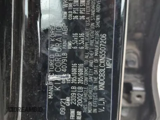 2022 Kia Niro LX with VIN KNDCB3LCXN5507206, listed as a Copart auction lot 65846084 with 29,197 mi miles and Salvage Title. Bid and sale history available at carsss.com. Image 14.