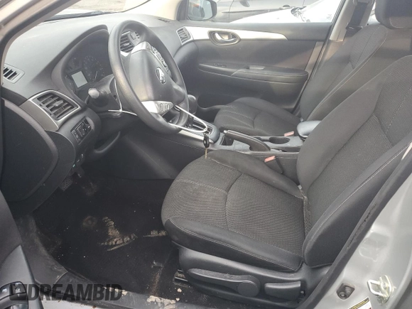 2017 Nissan Sentra S with VIN 3N1AB7AP0HY375622, listed as a Copart auction lot 46664685 with 74,703 mi miles and Salvage Title. Bid and sale history available at carsss.com. Image 7.