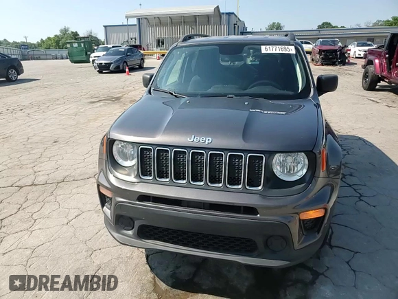 2019 Jeep Renegade Sport with VIN ZACNJBAB5KPJ94808, listed as a Copart auction lot 61771695 with 195,788 mi miles and Salvage title. Bid and sale history available at DreamBid. Image 15.