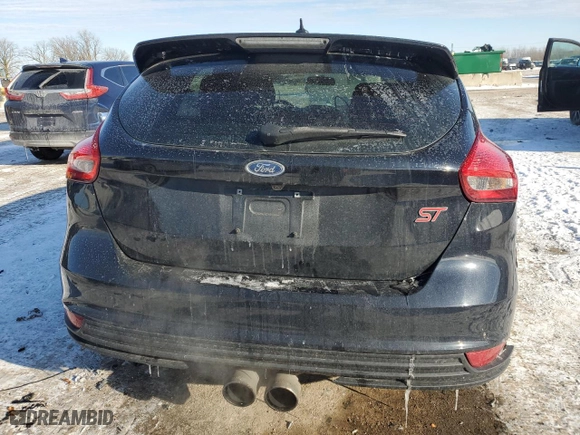 2017 Ford Focus ST with VIN 1FADP3L93HL331728, listed as a Copart auction lot 87671865 with 72,739 mi miles and Salvage Title. Bid and sale history available at carsss.com. Image 6.