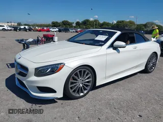2017 Mercedes-Benz S 550 with VIN WDDXK8CBXHA017615, listed as a IAAI auction lot 41678109 with 107,618 mi miles and . Bid and sale history available at DreamBid. Image 2.