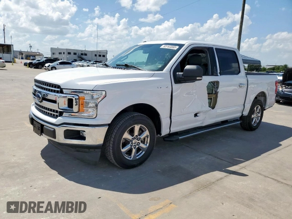 2018 Ford F-150 XL with VIN 1FTEW1CP6JKF21152, listed as a Copart auction lot 65163865 with 66,371 mi miles and Salvage title. Bid and sale history available at DreamBid. Image 1.
