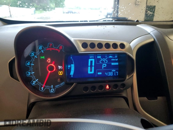 2012 Chevrolet Sonic LT with VIN 1G1JC5SH4C4189043, listed as a Copart auction lot 64846625 with Not provided miles and Salvage title. Bid and sale history available at DreamBid. Image 9.