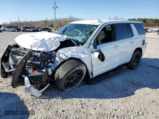 2023 Chevrolet Tahoe Commercial with VIN 1GNSCLED9PR430295, listed as a Copart auction lot 87807095 with 283 mi miles and Salvage Title. Bid and sale history available at carsss.com. Image 1.