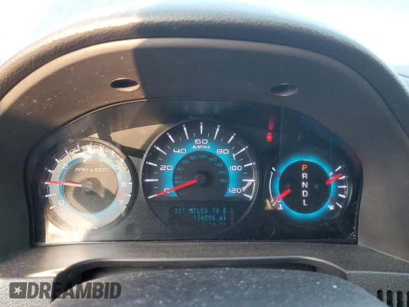 2012 Ford Fusion SEL with VIN 3FAHP0JA1CR106327, listed as a Copart auction lot 62785535 with 174,586 mi miles and Clean title. Bid and sale history available at DreamBid. Image 9.