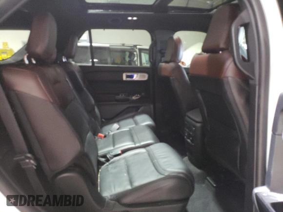 2022 Ford Explorer Platinum with VIN 1FM5K8HW1NNA08296, listed as a Copart auction lot 84750084 with 42,879 mi miles and Salvage Title. Bid and sale history available at carsss.com. Image 11.