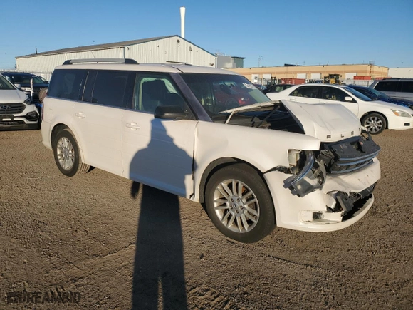 2013 Ford Flex SEL with VIN 2FMGK5C8XDBD05206, listed as a Copart auction lot 76475874 with 687,158 mi miles and Salvage Title. Bid and sale history available at carsss.com. Image 4.