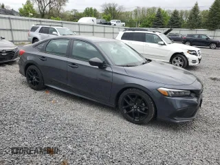 2024 Honda Civic Sport with VIN 2HGFE2F54RH577294, listed as a Copart auction lot 57447825 with 32,898 mi miles and Salvage title. Bid and sale history available at DreamBid. Image 4.