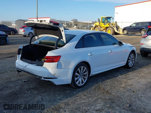 2017 Audi A4 Season of Audi ultra Premium with VIN WAUKMAF41HN050477, listed as a IAAI auction lot 41329827 with 88,265 mi miles. Bid and sale history available at carsss.com. Image 4.