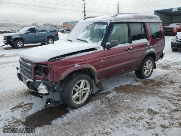 2002 Land Rover Discovery Series II SE with VIN SALTW15452A750562, listed as a Copart auction lot 45702205 with NaN miles and Salvage Title. Bid and sale history available at carsss.com. Image 1.