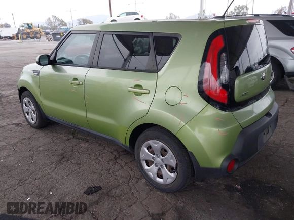 2014 Kia Soul with VIN KNDJN2A29E7724852, listed as a IAAI auction lot 41892312 with 45,133 mi miles and . Bid and sale history available at DreamBid. Image 3.