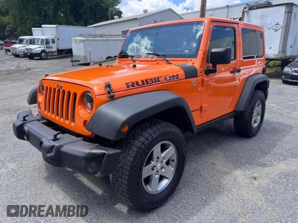 2012 Jeep Wrangler Rubicon with VIN 1C4HJWCG5CL152550, listed as a Copart auction lot 66047195 with 187,458 mi miles and Clean title. Bid and sale history available at DreamBid. Image 2.
