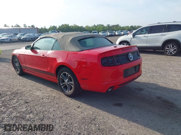 2014 Ford Mustang V6 with VIN 1ZVBP8EM9E5275890, listed as a IAAI auction lot 42101000 with 176,628 mi miles. Bid and sale history available at carsss.com. Image 3.