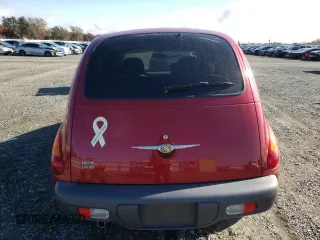 2002 Chrysler PT Cruiser Touring with VIN 3C4FY58B42T292814, listed as a Copart auction lot 81101984 with 57,293 mi miles and Salvage Title. Bid and sale history available at DreamBid. Image 6.