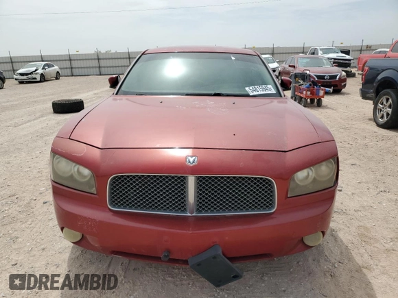 2006 Dodge Charger R/T with VIN 2B3KA53H56H195877, listed as a Copart auction lot 54815945 with 204,993 mi miles and Salvage Title. Bid and sale history available at carsss.com. Image 5.