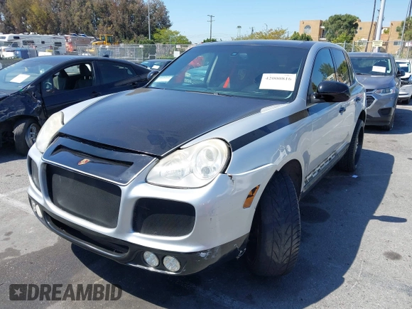 2005 Porsche Cayenne S with VIN WP1AB29P05LA61329, listed as a IAAI auction lot 42000816 with 163,238 mi miles. Bid and sale history available at carsss.com. Image 2.