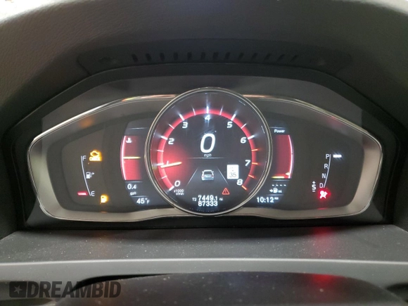 2017 Volvo S60 Inscription Platinum with VIN LYV402TM4HB153636, listed as a Copart auction lot 86488284 with 87,333 mi miles and Salvage Title. Bid and sale history available at carsss.com. Image 9.