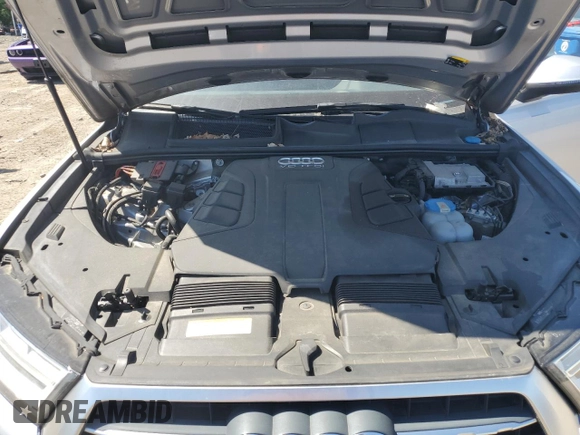 2017 Audi Q7 Premium Plus with VIN WA1LAAF78HD003215, listed as a Copart auction lot 53529185 with 96,960 mi miles and Clean Title. Bid and sale history available at carsss.com. Image 12.