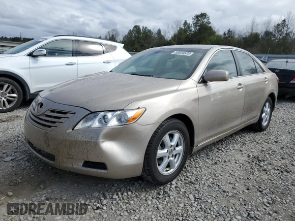 2007 Toyota Camry CE with VIN 4T1BE46K27U527451, listed as a Copart auction lot 50004535 with 371,880 mi miles and Salvage Title. Bid and sale history available at carsss.com. Image 1.