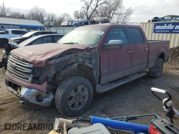 2013 Ford F-150 XL with VIN 1FTFW1ETXDKD42518, listed as a Copart auction lot 42026785 with Not provided miles and Salvage title. Bid and sale history available at DreamBid. Image 1.
