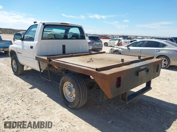 1999 Dodge Ram 2500 with VIN 3B7KF26Z7XM582856, listed as a IAAI auction lot 41891064 with 26,179 mi miles. Bid and sale history available at carsss.com. Image 3.