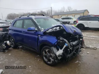 2021 Hyundai Venue SEL with VIN KMHRC8A3XMU073196, listed as a Copart auction lot 48167204 with Not Provided miles and Salvage Title. Bid and sale history available at carsss.com. Image 7.