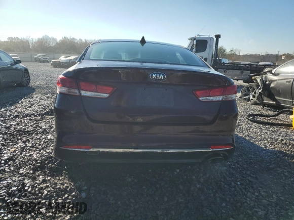 2016 Kia Optima LX with VIN 5XXGT4L3XGG017741, listed as a Copart auction lot 83065824 with 158,453 mi miles and Salvage Title. Bid and sale history available at DreamBid. Image 6.