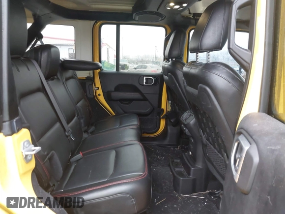2020 Jeep Wrangler Unlimited Rubicon z VIN 1C4HJXFN7LW172944, wystawiony jako IAAI lot #41474893 z przebiegiem 76 726 mil mil oraz . Historia ofert i sprzedaży dostępna na DreamBid. Obrazek 8.